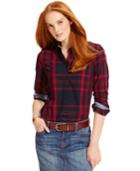 Tommy Hilfiger Plaid Button-down Shirt, Only At Macy's