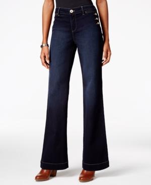 Style & Co. Petite Mariner Rinse Wash Bootcut Jeans, Only At Macy's