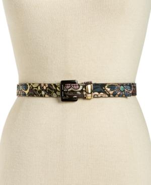 Steve Madden Brocade Skinny Belt