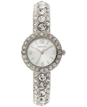 Style & Co Women's Silver-tone Cuff Bracelet Watch 26mm Sy016s, Only At Macy's