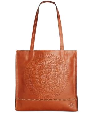 Patricia Nash Tooled Sunburst Toscano Tote