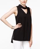 Alfani Cutout High-low Top, Only At Macy's