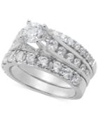 Diamond Three-piece Bridal Set (2-1/2 Ct. T.w.) In 14k White Gold