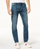 Tommy Hilfiger Men's Slim-fit Medium Blue Wash Jeans