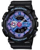 G-shock Women's Analog-digital Black Resin Strap Watch 49x46mm Gmas110hc-1a