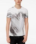 Guess Men's Solar Feather Graphic-print Cotton T-shirt