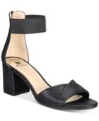 White Mountain Ever Two-piece Block-heel Sandals Women's Shoes