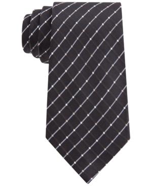Geoffrey Beene City Grid Extra Long Tie