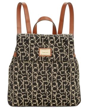 Calvin Klein Teodora Medium Signature Backpack