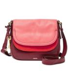 Fossil Peyton Colorblocked Double Flap Bag