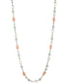 Anne Klein Gold-tone Multi-color Bead Long Length Necklace