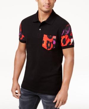 Versace Jeans Men's Pattern-blocked Polo