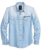 Guess Men's Long-sleeve Chambray Shirt