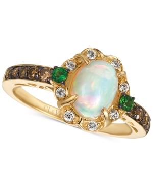 Le Vian Chocolatier Multi-gemstone (5/8 Ct. T.w.) & Diamond (1/3 Ct. T.w.) Ring In 14k Gold