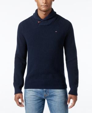 Tommy Hilfiger Men's Harrington Shawl-collar Sweater