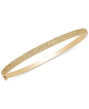 Effy Diamond Bangle Bracelet (1-1/5 Ct. T.w.) In 14k Gold