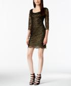 Guess Metallic-fringe Shift Dress