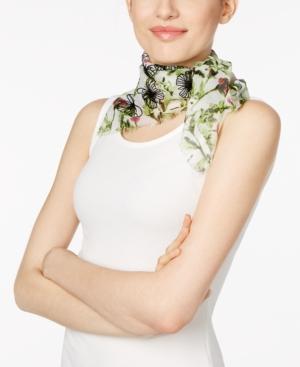 Inc International Concepts Butterfly Embroidered Square Scarf, Only At Macy's