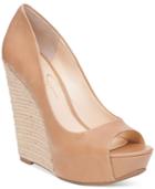 Jessica Simpson Bethani Peep-toe Platform Wedge Pumps Women's Shoes