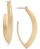 Robert Lee Morris Soho Gold-tone Open Hoop Earrings