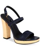 Calvin Klein Women's Bambii Slingback Platform Sandals Women's Shoes