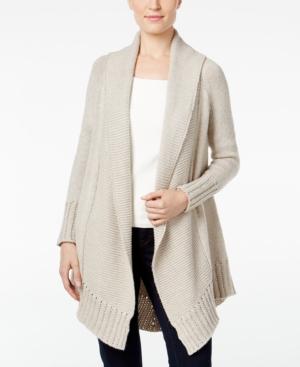Style & Co Shawl-collar Open-front Cardigan, Only At Macy's