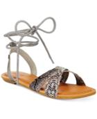 Roxy Tel Aviv Tie-up Flat Sandals Women's Shoes