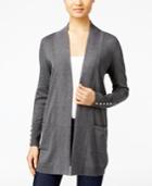 Jm Collection Open-front Cardigan, Only At Macy's
