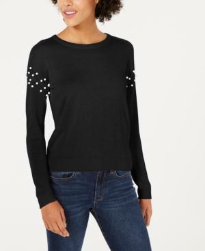 Hippie Rose Juniors' Embellished Sweater