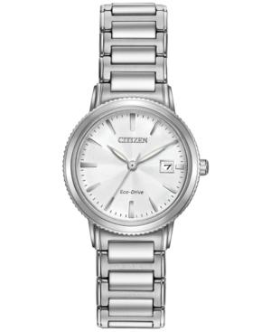 Citizen Women's Eco-drive Stainless Steel Bracelet Watch 27mm Ew2370-57a