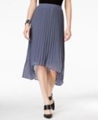 Ny Collection Pleated Hi-low Skirt