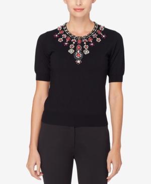 Catherine Malandrino Embellished Sweater