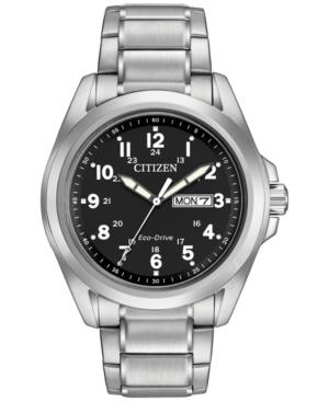 Citizen Men's Eco-drive Stainless Steel Bracelet Watch 43mm Aw0050-82e