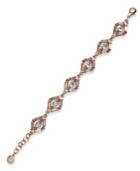 Charter Club Rose Gold-tone Crystal Bracelet, Only At Macy's