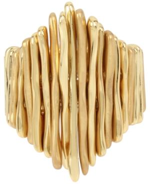 Robert Lee Morris Soho Gold-tone Multi-stick Stretch Ring