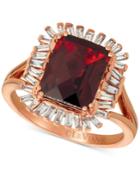 Le Vian Deep Sea Blue Topaz (3-1/3 Ct. T.w.) & Diamond (1/3 C.t. T.w.) Ring In 14k Rose Gold (also Available In Amethyst, Pomegranate Garnet, Cinnamon Citrine & Chocolate Quartz)