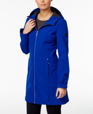 Calvin Klein Petite Hooded Raincoat
