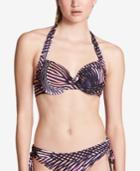 Calvin Klein Printed Underwire Bikini Top Women's Swimsuit