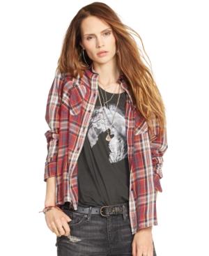 Denim & Supply Ralph Lauren Cotton Plaid Utility Shirt