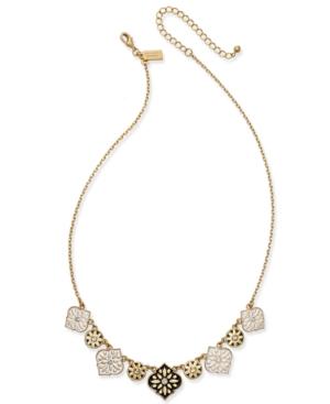 Kate Spade New York Gold-tone And Enamel Statement Necklace