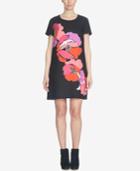 Cece Floral Graphic T-shirt Dress