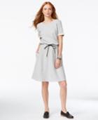 Tommy Hilfiger Katya Short-sleeve Drawstring-waist Dress