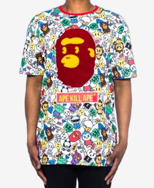 Hudson Nyc Men's Flocked Graphic T-shirt