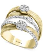 Duo By Effy Diamond Multi-band Ring (3/4 Ct. T.w.) In 14k Gold & White Gold