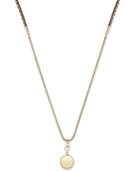 M. Haskell For Inc Gold-tone Braided Cord Long Length Pendant Necklace