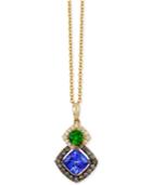 Le Vian Chocolatier Neo Geo Multi-gemstone (1-1/5 Ct. T.w.) And Diamond (1/4 Ct. T.w.) Pendant Necklace In 14k Gold, Only At Macy's