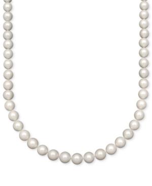 "belle De Mer Pearl Necklace, 16"" 14k Gold Aa+ Cultured Freshwater Pearl Strand (11-12mm)"