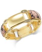 Thalia Sodi Gold-tone Faux Snakeskin Stretch Bracelet, Only At Macy's