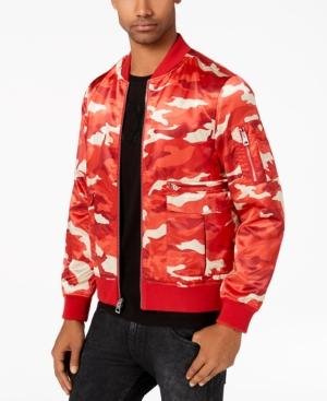 Guess Men's Camo Bomber Jacket