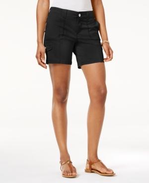 Style & Co Petite Zig-zag Cargo Shorts, Only At Macy's